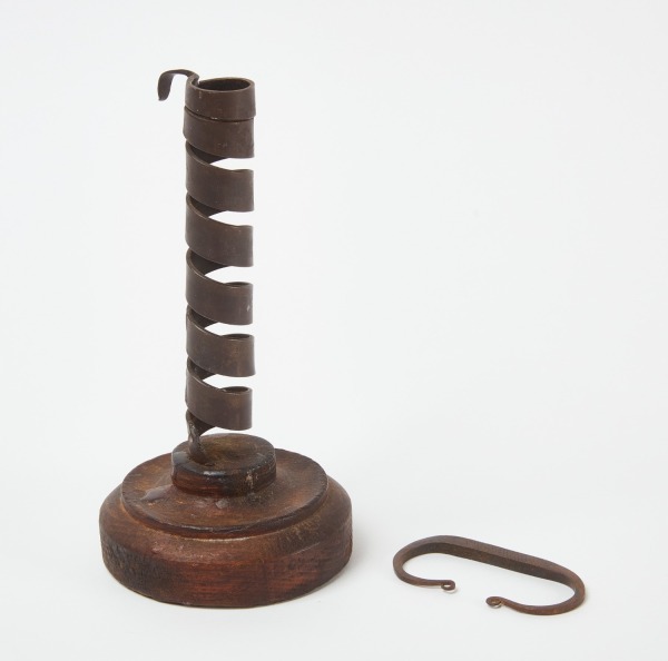Signed Flint Strike and Spiral Candlestick