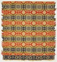 Three Early Woven Coverlets - 5