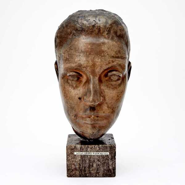 Wilhelm Lehmbruck - Untitled: Head Portrait