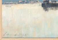 Edward Brian Seago - The Seine near Mericourt - 2