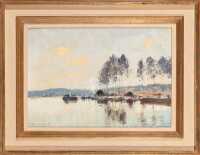 Edward Brian Seago - The Seine near Mericourt - 3