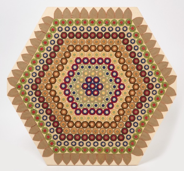 Hexagonal Penny Rug