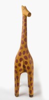 Large Carved and Painted Folk Art Giraffe - 3