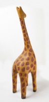 Large Carved and Painted Folk Art Giraffe - 4