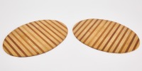 Pair of Wooden Mats