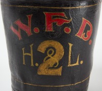 Connecticut Paint-Decorated Fire Bucket - 2