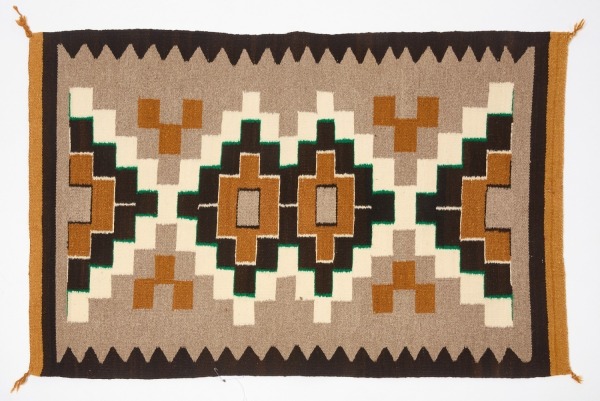 Navajo Ganado Area Rug and Woven Rug