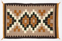 Navajo Ganado Area Rug and Woven Rug