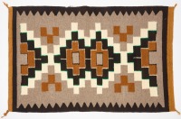 Navajo Ganado Area Rug and Woven Rug - 3