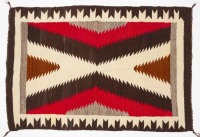 Navajo Ganado Area Rug and Woven Rug - 4