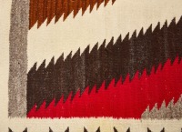 Navajo Ganado Area Rug and Woven Rug - 5