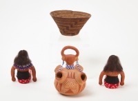 Elmer Gates Figures and Basket - 2