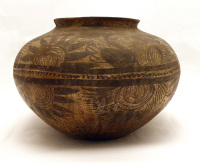 Early Pottery Olla with Sun - 2