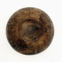 Early Pottery Olla with Sun - 3