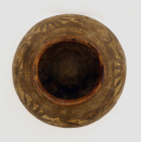 Early Pottery Olla with Sun - 4