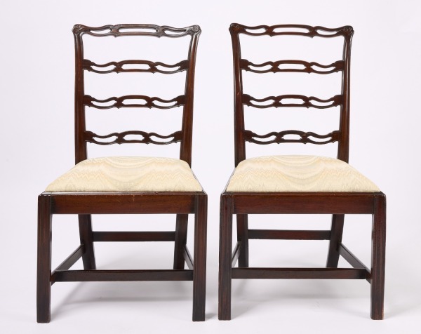 Pair of Ribbon Back Chairs