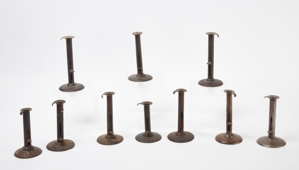 Group of Ten Hogscraper Candlesticks