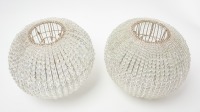 Pair of Hollywood Regency Hanging Fixtures - 2