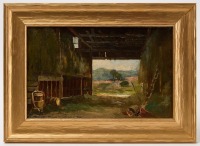 F. H. Shapleigh &ndash; Interior Barn Scene
