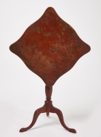 Painted Queen Anne Tip-Top Candle Stand - 9