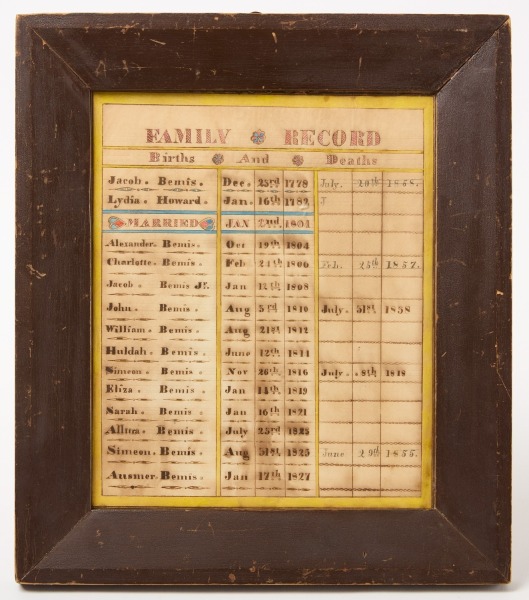 Heart-in-Hand Artist Family Record