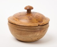 Covered Ash Burl Bowl