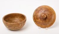 Covered Ash Burl Bowl - 3
