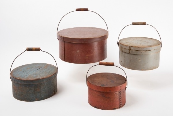 Four Handled and Painted Firkins