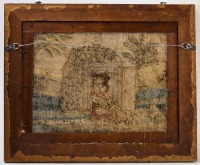 Needlework Picture - Girl with Sheep - 3