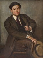 Lucien J. Simon -Portrait of Man