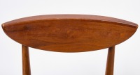 Pair Mid-Century Modern Teak Dining Chairs - 3