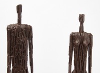 Pair of Brutalist Sculptures - Male and Female - 2