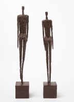 Pair of Brutalist Sculptures - Male and Female - 4