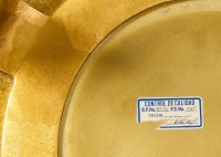 Pair of Round Gilt End Tables - 5