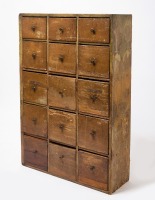 Early Fifteen-Drawer Storage Bin - 4