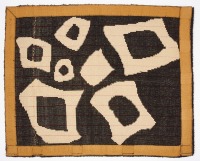 Modern Black and White Abstract Carpet - 3