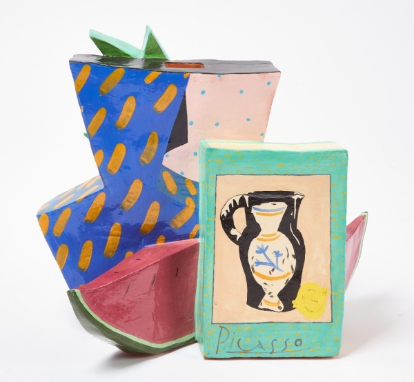 Francine Ozerko Studios - Pottery Sculpture of Fruit after Picasso