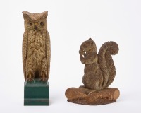 Owl and Squirrel Doorstops