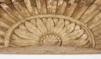 Carved Architectural Element - Demilune - 2