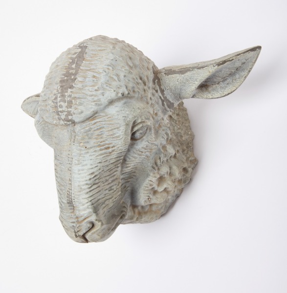 Zinc Sheep Head