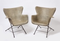 Pair of Lawrence Peabody Wing Back Chairs