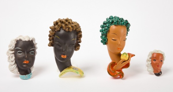 Goldscheider- Four Art Deco Ceramic Heads