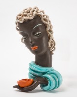 Goldscheider- Art Deco Ceramic Head with White Curls