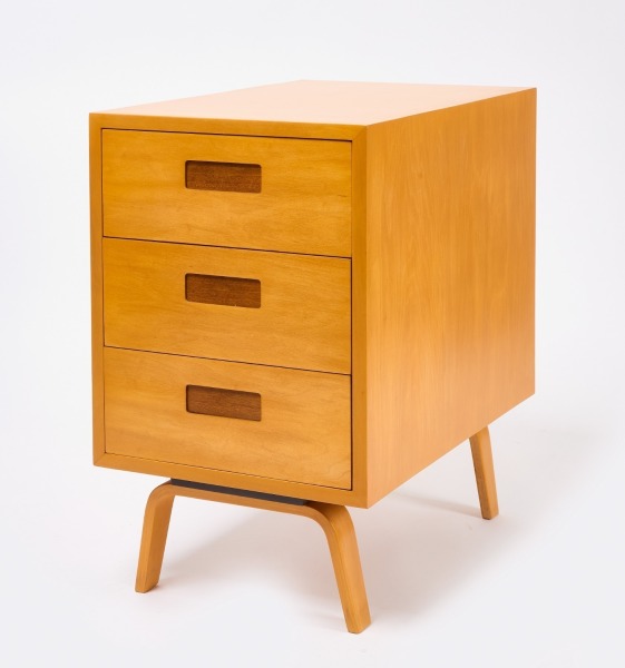 Clifford Pascoe Modern Three-Drawer Bedside Stand