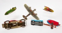Group of Tin Vehicle Toys - 3
