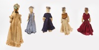 Group of Five Rag Dolls - 5