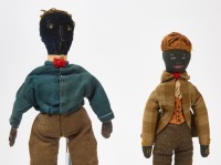 Group of Four Black Rag Dolls - 2