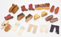 Group of Early Doll Shoes and Gloves - 2