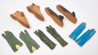 Group of Early Ladies Gloves and Shoes - 2
