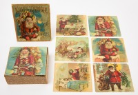 McLoughlin Bros. Kriss Kringle Picture Cubes - 2